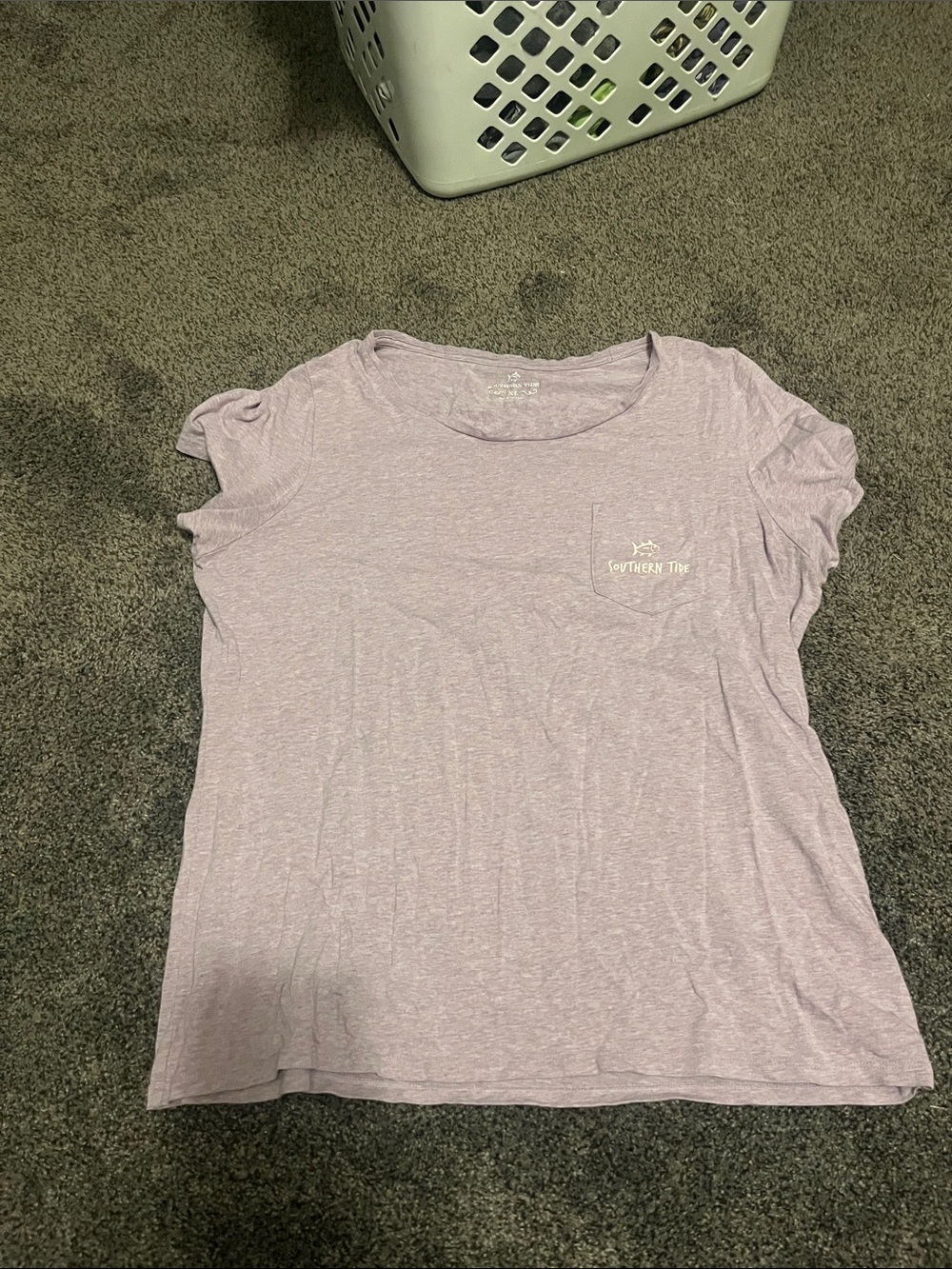 Soft Lilac Short Sleeve Tee - Lightweight Women's Top